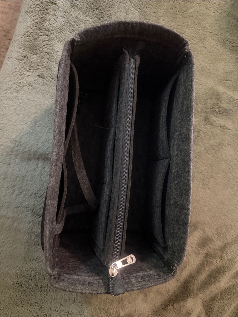 Gray Felt Organizer Tote Insert - Unbranded
